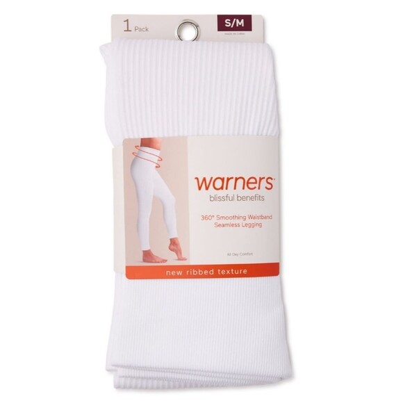 Warner's Women's Seamless Ribbed Leggings Size XS - Picture 3 of 10